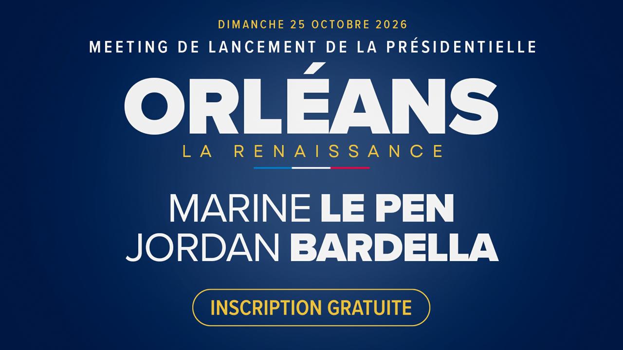 🇫🇷 Grand meeting de lancement de la présidentielle 2027 avec Marine Le Pen et Jordan Bardella